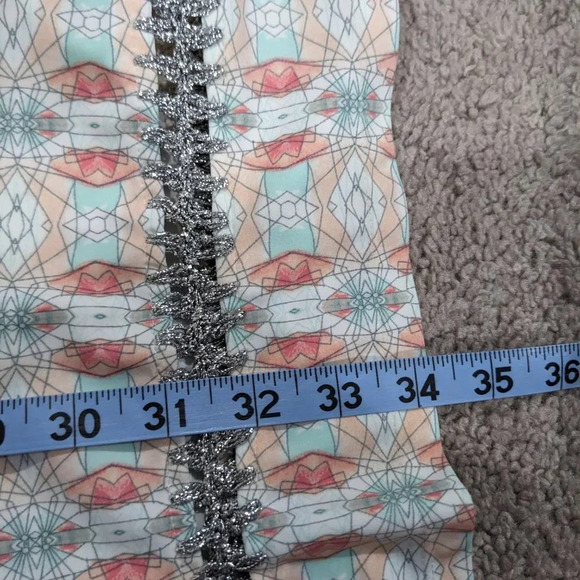 Cabana life Women's Tunic swim cover up Cream Pink and Blue Size Large - Picture 11 of 11